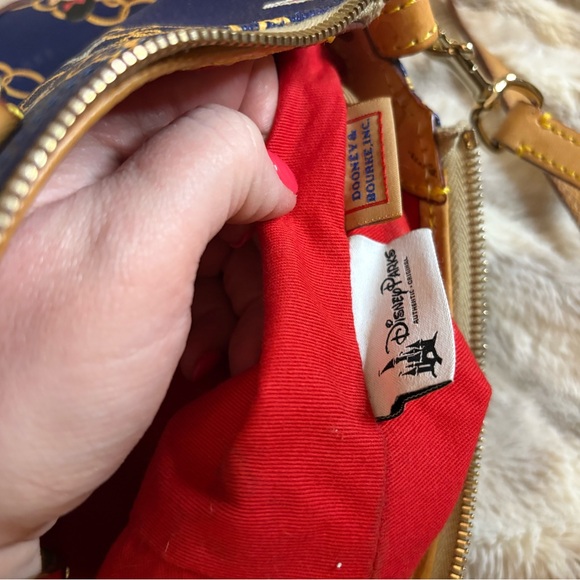 Disney Parks Cruise Line Exclusive- Dooney & Bourke Navy Nautical Dome Satchel - Picture 10 of 14